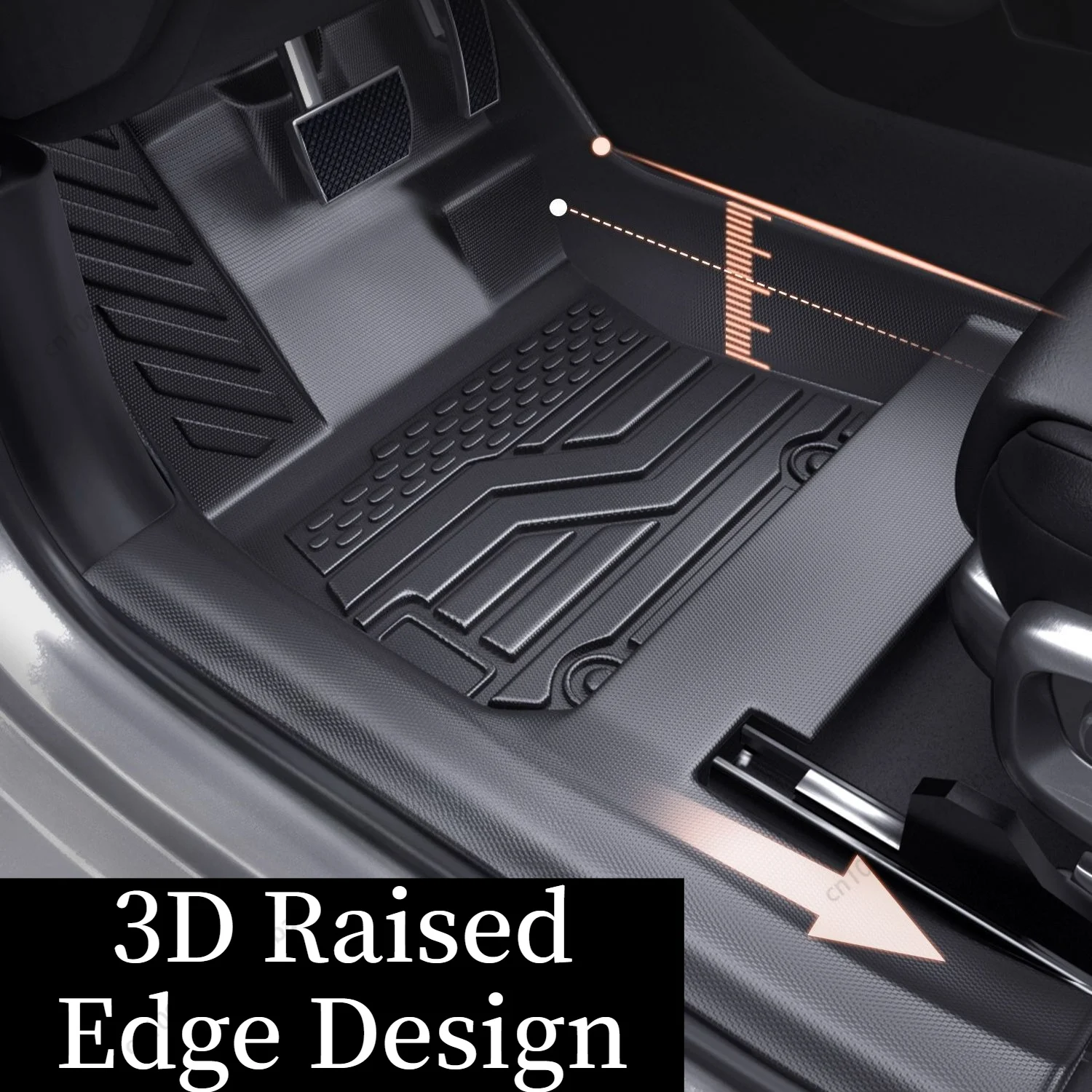 For Mazda 6e EZ-6 2025 2026 2027 Custom Full Coverage TPE Floor Mats, Car Interior Modification Accessories Protection