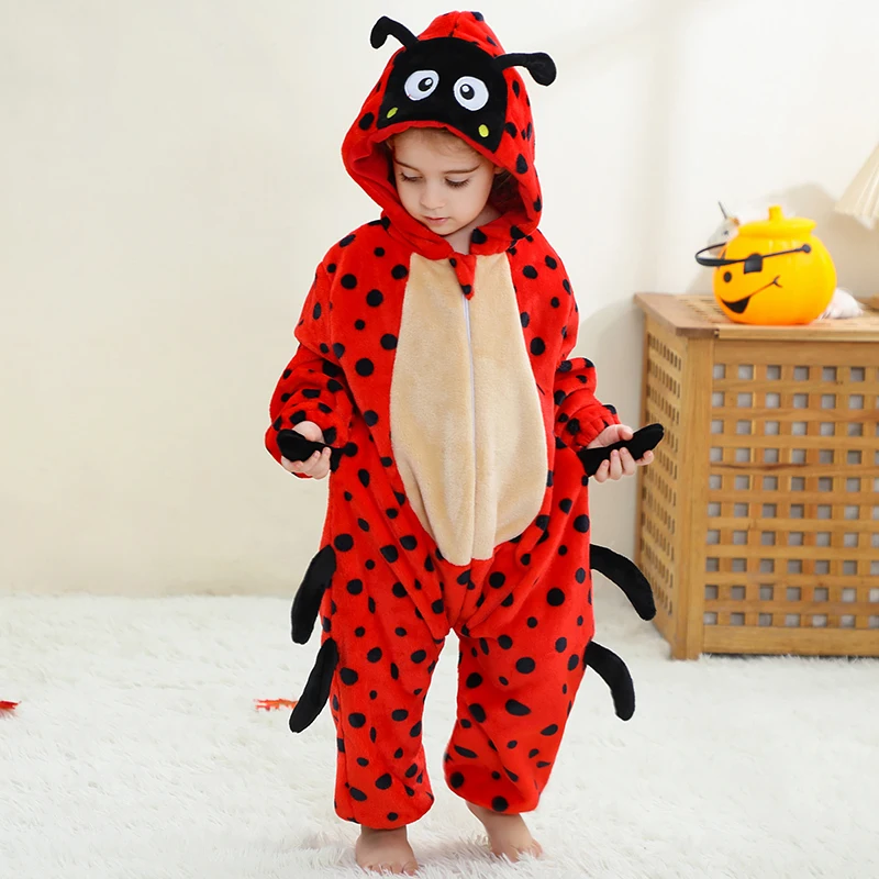 MICHLEY Karneval Baby Strampler Flanell Cosplay Kleinkind Säugling Kleidung Overall Bodysuits Jumpsuit Kostüm für Mädchen Jungen – Detail 28
