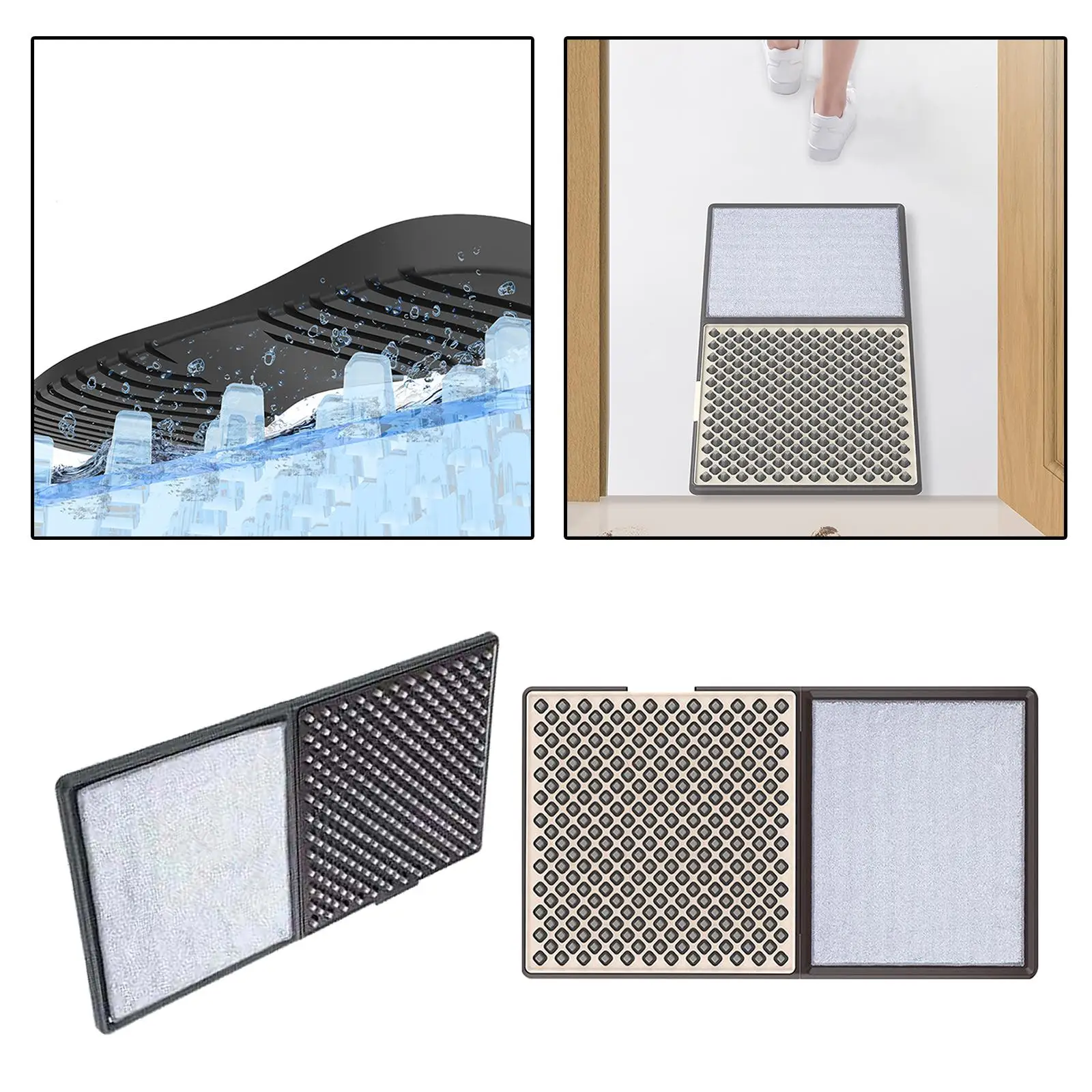 Disinfecting Doormat Shoe Sanitizing Bathroom Non-Slip Entrance Floor Mat