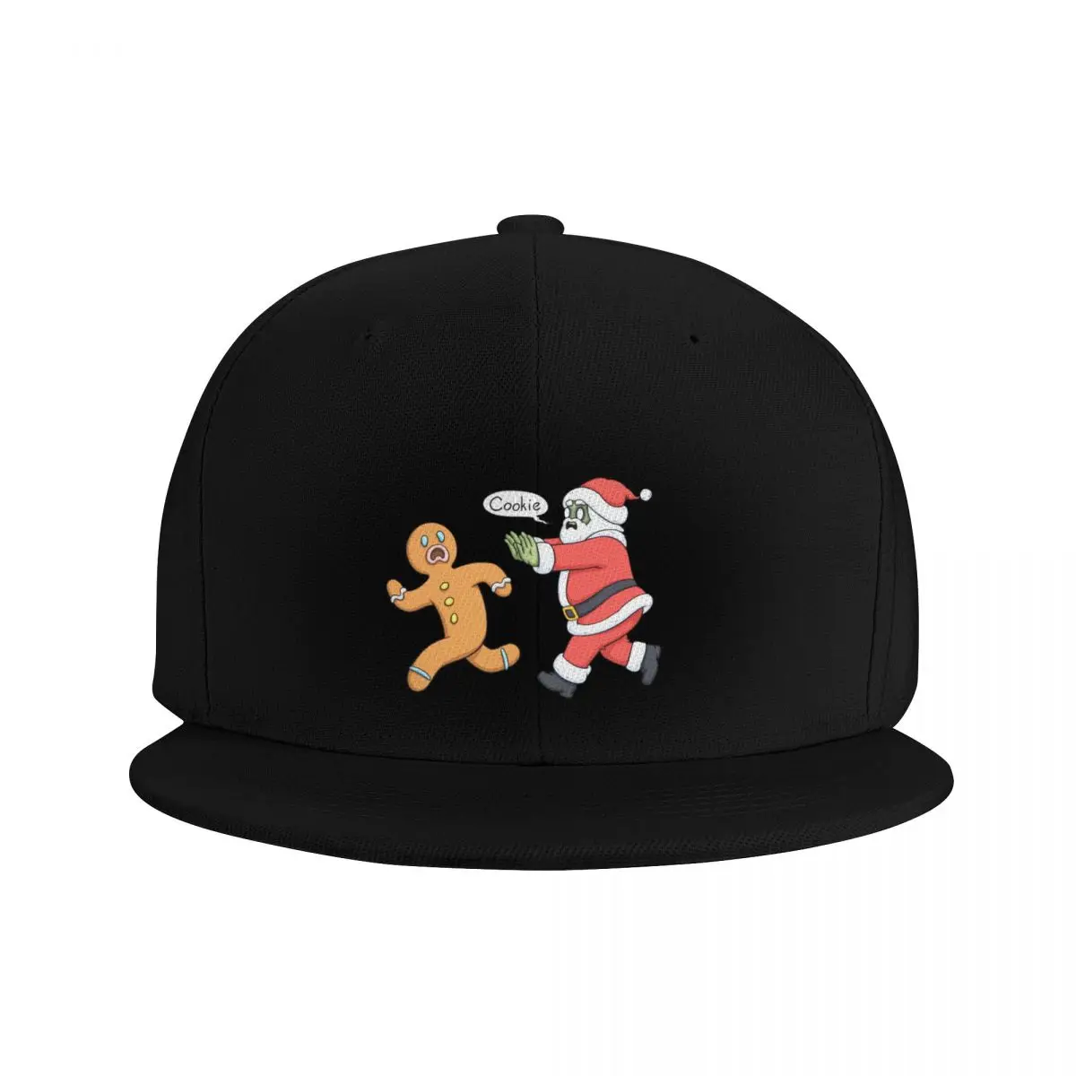 zombie santa and gingerbread man Baseball Cap |-F-| beach hat Anime For Men Women's