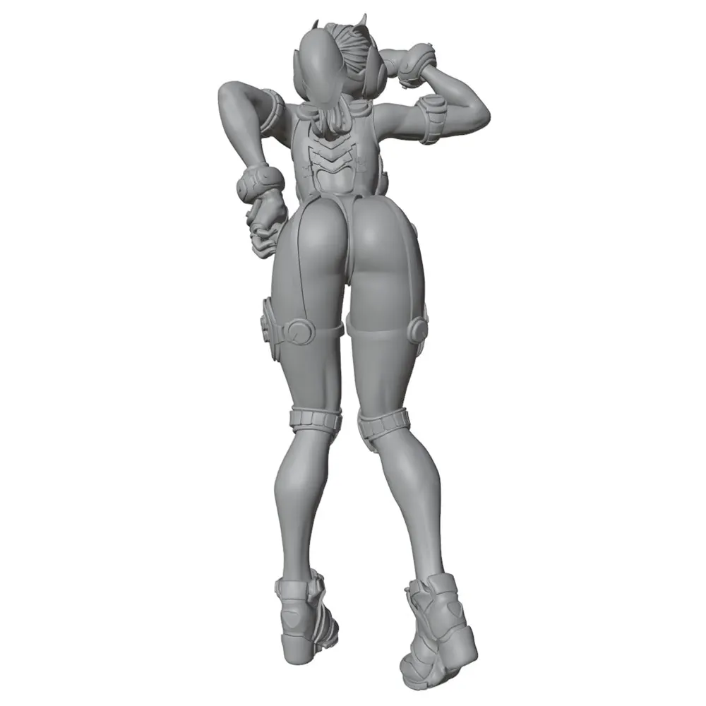 1/24/12/6 Sexy Figurine, Anime Character Statue GK Miniature 3D Printed Gray Model Figurine DIY Doll Model Unpainted,Unassembled