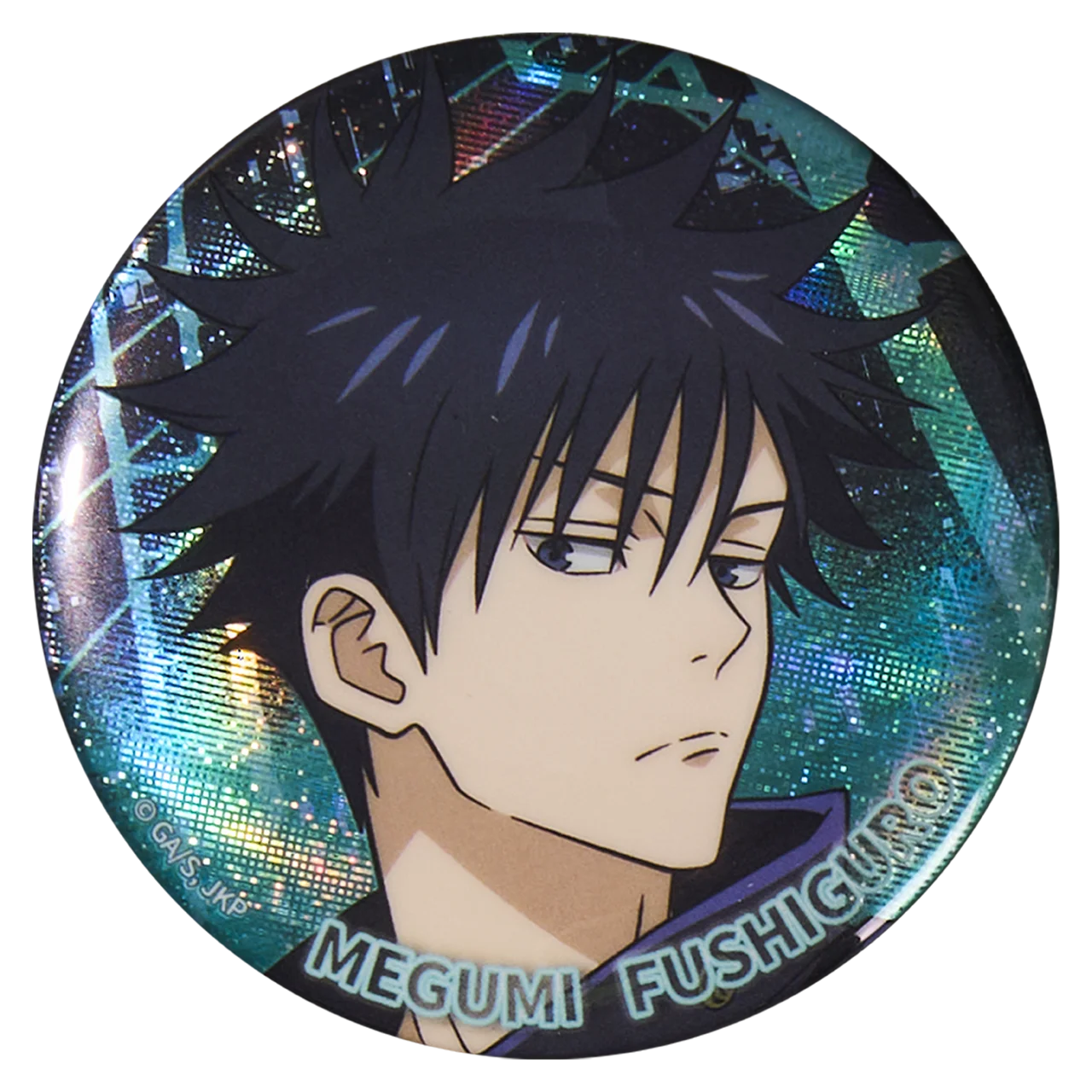 58 مللي متر أنيمي Jujutsu Kaisen كامو نوريتوشي جوجو ساتورو ميوا كاسومي تأثيري حلي شارة دبوس SPTE صفيح بروش ﻿   دعامة عيد الميلاد جيلف