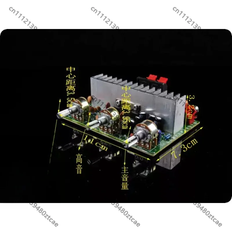 12v-single-voltage-auto-subwoofer-amplifier-board-with-preamp-signal-processing-circuit-for-vehicle-audio-equipment