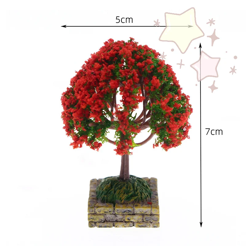 1:12 maison de poupée Mini paysage Orange arbre fruitier modèle pour jardin cour scène maison de poupée Diorama décor accessoires