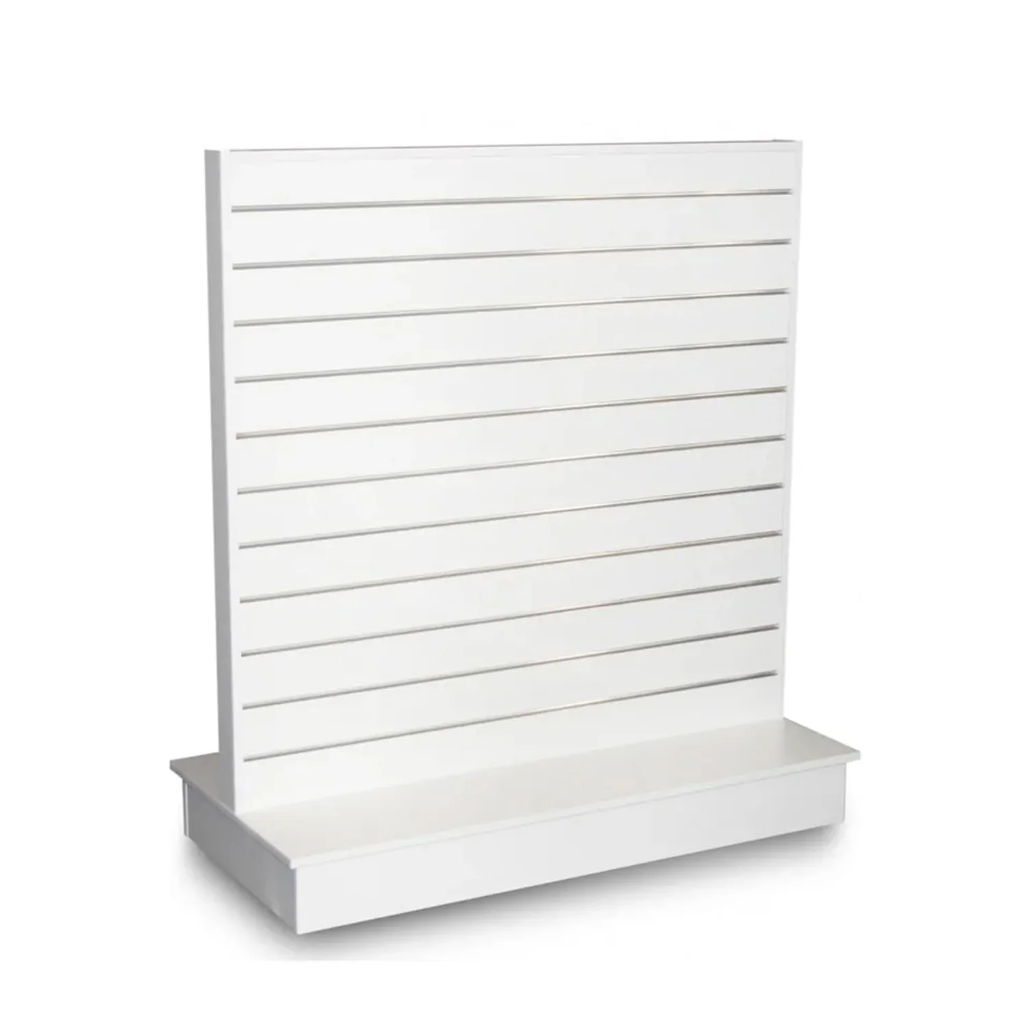 Custom.4 Seitliche Lamellenwand mit Aluminiumeinsatz, Turmplattenwand, rotierende Schmuckpräsentation