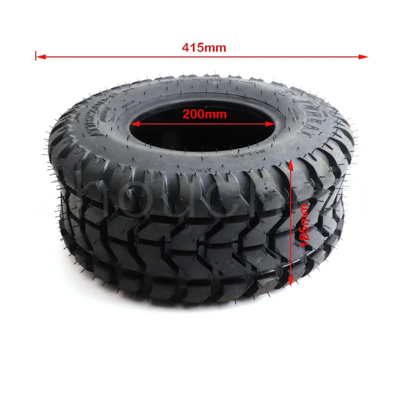 8 inch ATV Off-road vacuum Tyre 18x7.00-8 Tubeless tires Fit For UTV Buggy Golf cart Electric Sightseeing Car Quad Bike wheels