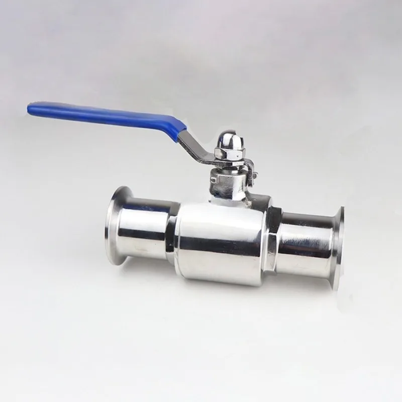 

Bestseller 2025 Manual Sanitary Stainless Steel Mirror Polished Two-way Clamping Food Grade Ball Valve