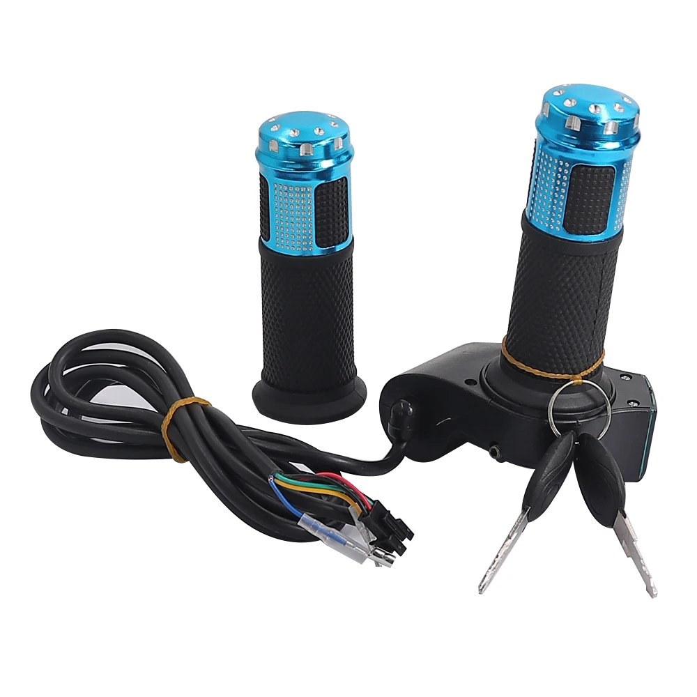 12V-90V Handgriff-Geschwindigkeitsregler mit LED-Digitalanzeige, Spannungsanzeige, Verriegelungsschalter, universell für Elektroroller – Detail 10