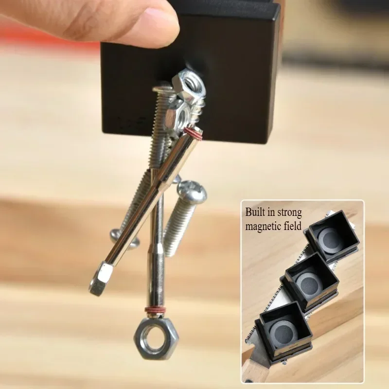 Durable Wooden Board Connector Woodworking ToolsMagnetic 45°/90° Woodworking Angle Saw Guide Gauge Dovetail Saw Guide Stable