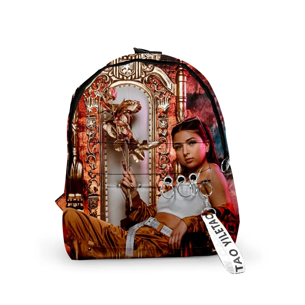 

Popular Youthful Pretty Eva Queen School Bags Notebook Backpacks 3D Print Oxford Waterproof Key Chain Small Travel Bags