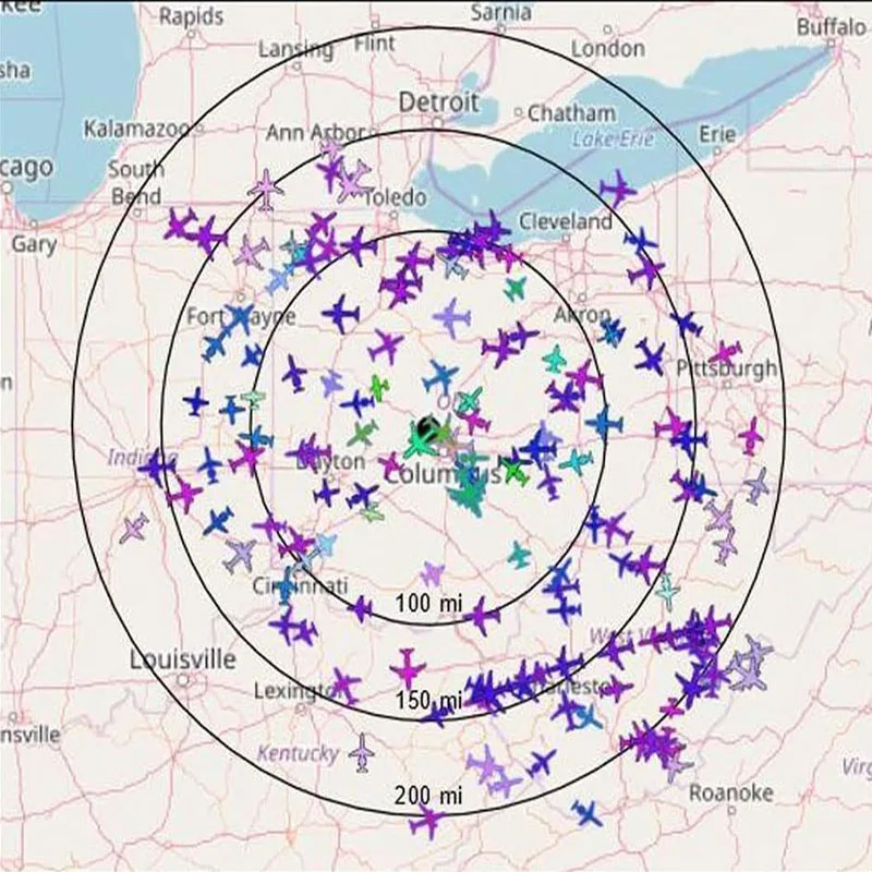 Imagem -03 - Ganho Alto para o Sistema de Controlo do Tráfego Aéreo Ads-b Fpvomni 1090mhz 978mhz