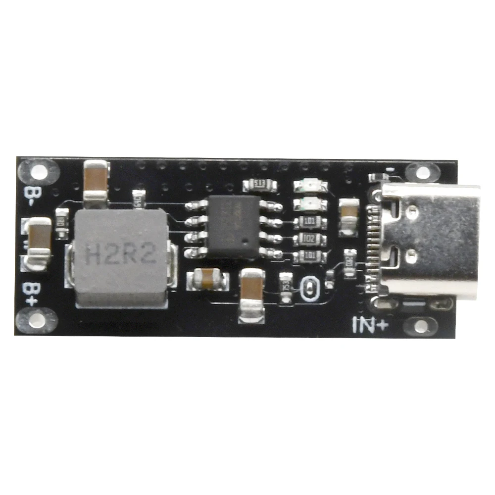 3A High Current Polymer Ternary Lithium Battery Charging Board 5V to 4.2V/4.35V Support Type C Inputd