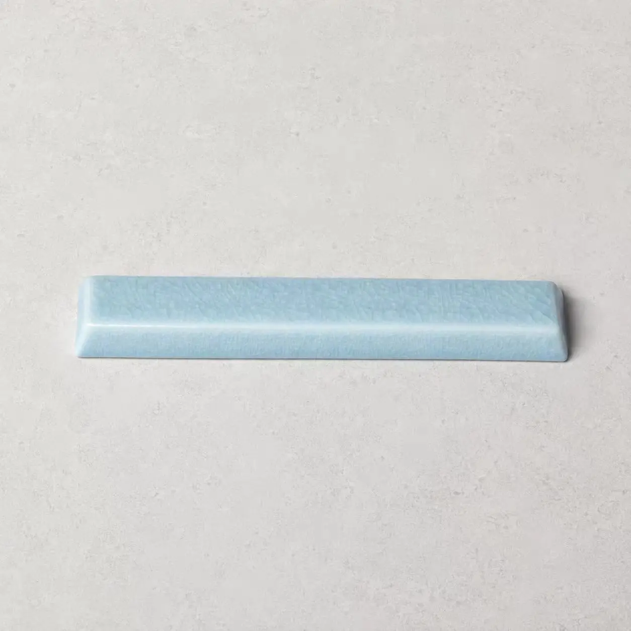 Ceramic Ice Crack Spacebar Keycap 6.25U, Blank Translucent Shine-Through OEM Profile, Anti-wear Oil Resistant Custom Mechanical