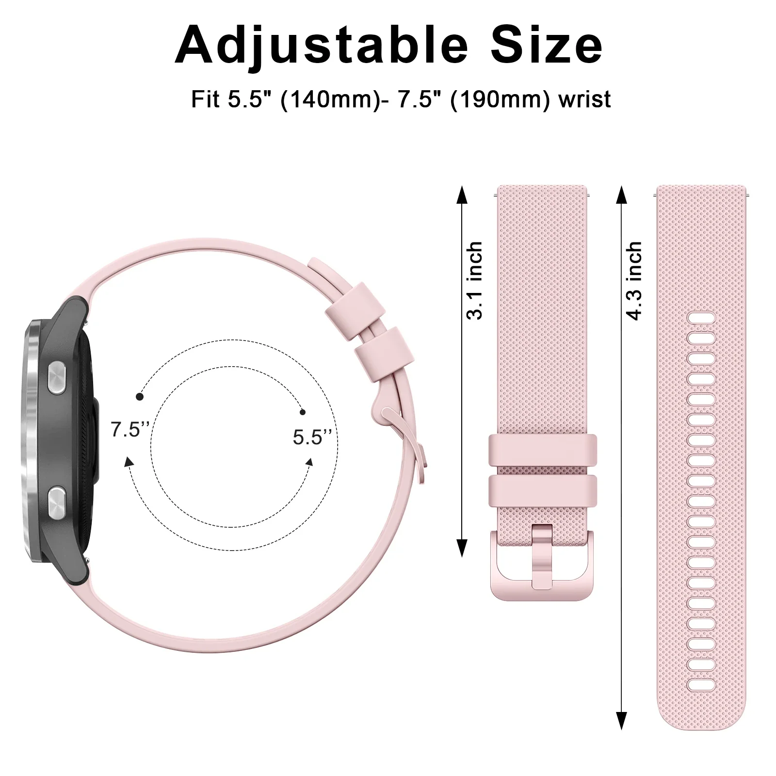 18mm Soft Silicone Strap For Huawei Watch GT 4 41mm Band Sport Breathable Watch Band For Huawei Watch GT4 41mm Bracelet