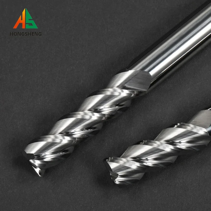 Corner Radius End Mill R Bullnose CNC Tungsten Steel Machining Metal Router Tool 3 Flutes R0.5 R1 R2 R3 Carbide Aluminum Cutter