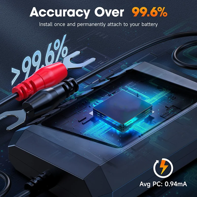 Super Sale 6V/24V/12V Battery Tester Battery Monitor SOC Battery Health Analyzer Tool Charging and Startup System Testing Tool