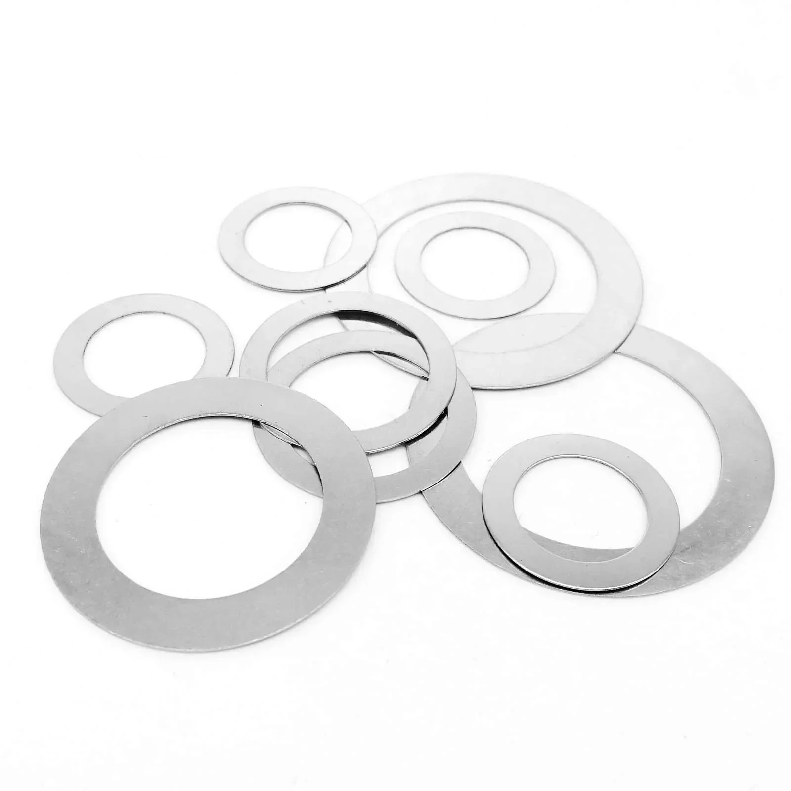 304 Stainless Steel Adjusting Ultrathin Precision Shim Gasket Ultra Thin Flat Wafer Washer M2 M3 M4 M5 M6 to M40 DIN988