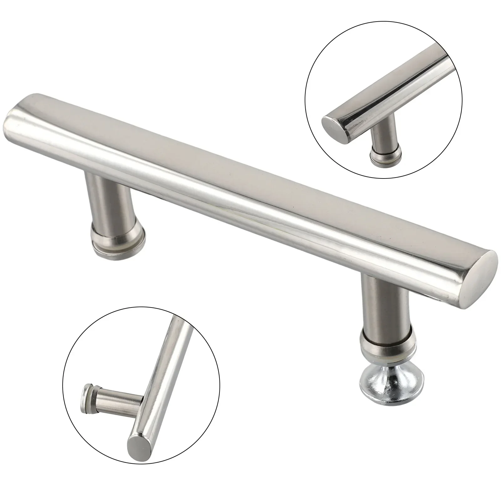 

Stainless Steel Shower Door Handles Knobs For Shower Room Cabinet Furniture Glass Sliding Door Handles 225mm Bthroom Accessories