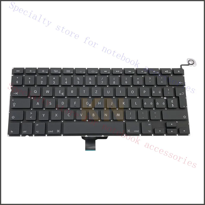 FFF+ New For MacBook Pro 13 A1278 Swiss Keyboard + Screw 2009 2010 2011 2012 Year