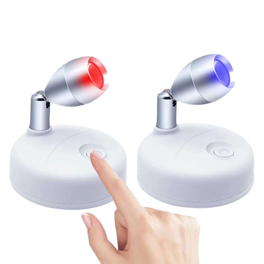 

2Pcs Wireless LED Spotlight Battery Operated LED Puck Light Remote Control Indoor Puck Light for Painting Picture Artwork Closet