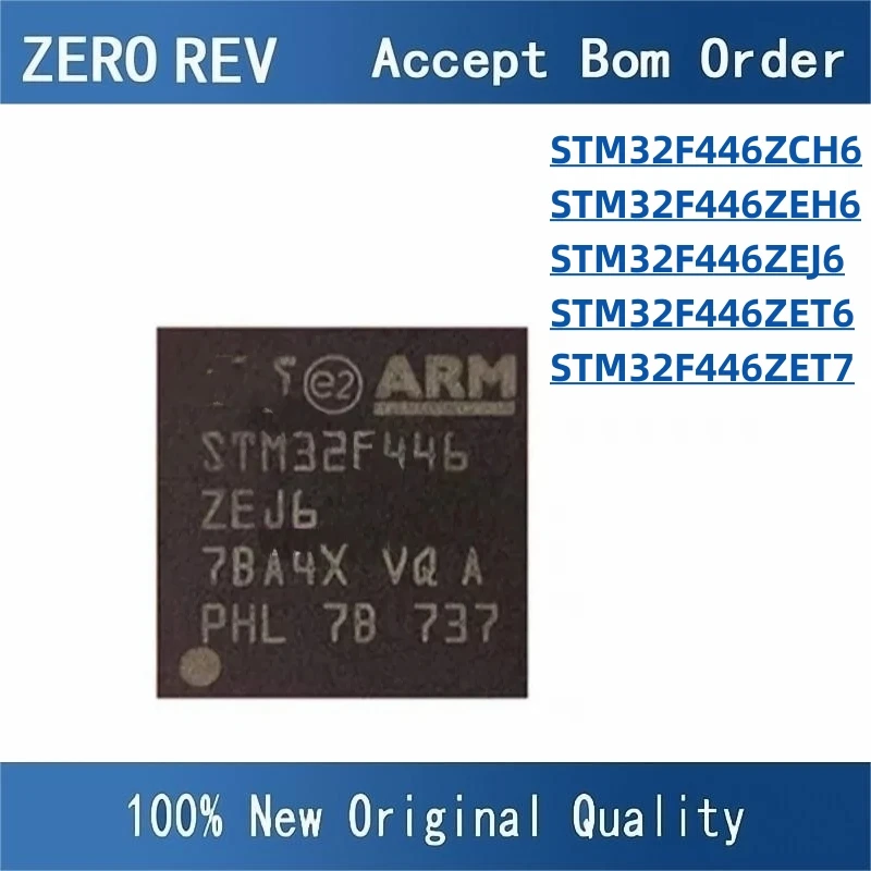 

100% New STM32F446ZCH6 STM32F446ZEH6 STM32F446ZEJ6 BGA144 STM32F446ZET6 STM32F446ZET7 LQFP144 Brand new original chips ic