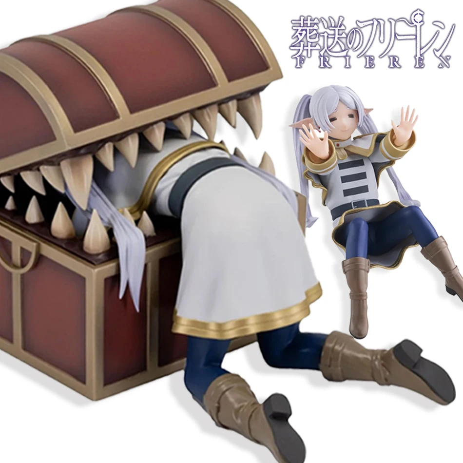 

Frieren Beyond Journey's End Frieren Treasure Box Monster Anime Figure Toy Fern Noodle Stopper Action Figurine