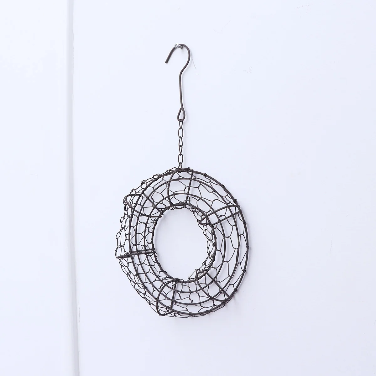 

2Pcs Succulent Wreath Hook Hand Knitted Natural Eco-Friendly Material Beautiful Creative Design for Home Store Garden Decor