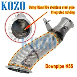 Turbo Downpipe for BMW N55 M2 F87 3.0T EWG 14-19