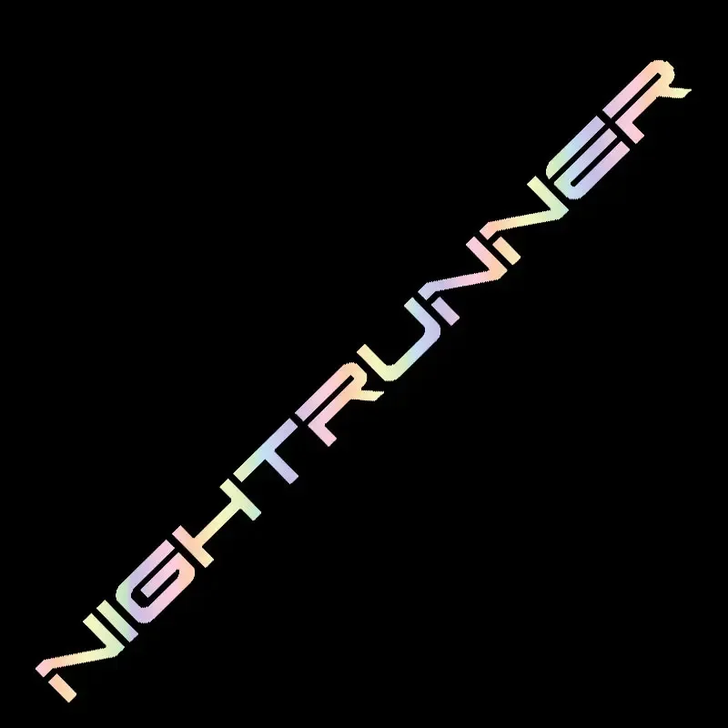 Car Sticker Revenge Nightrnner Antisocial Misunderstood Exterior Accessories Windscreen Banner Competition Decoration Decals