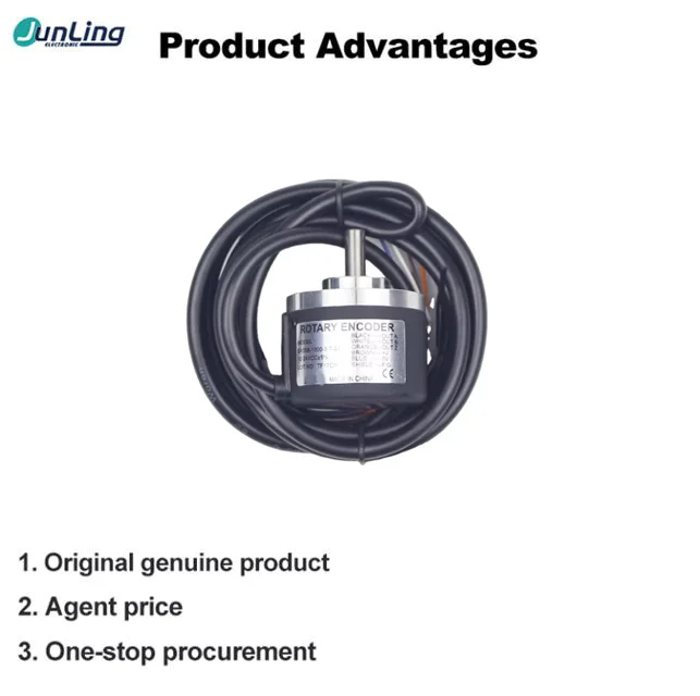 Autonics E40S6-1000-3-T-24 6mm Solid Shaft DC 24V 1000ppr Optical 10-bit Incremental Rotary Encoder with A/B/Z Output