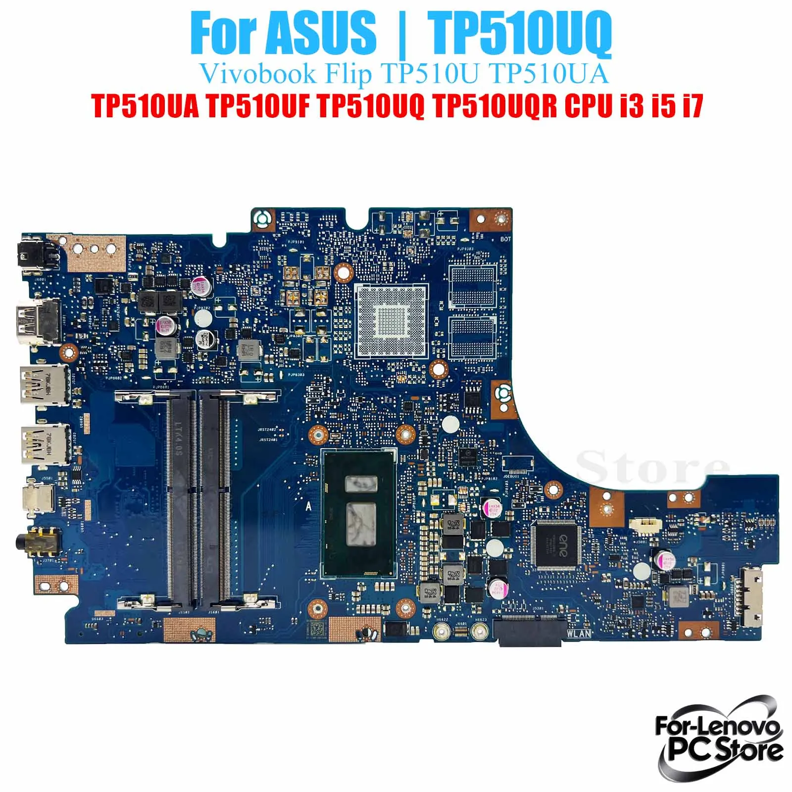 

TP510UQ For ASUS Vivobook Flip TP510U Mainboard TP510UQ TP510UA TP510UF TP510UQ TP510UQR Laptop Mainboard