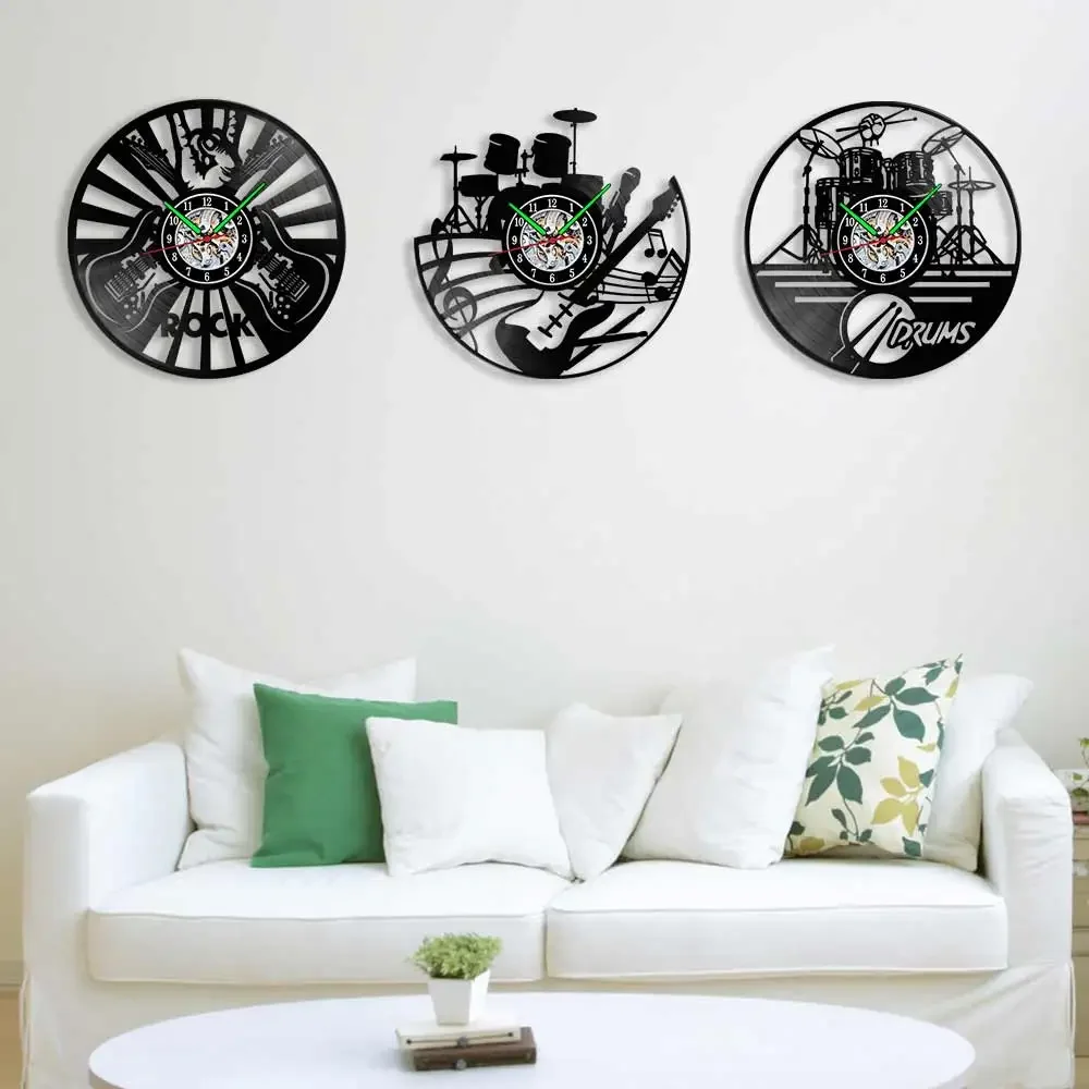 MCDFL Vinyl Records Clocks Bestseller Decor Home 3d Wall Clock Machinery Bedroom Decoration Modern for Loft Living Room Luxury