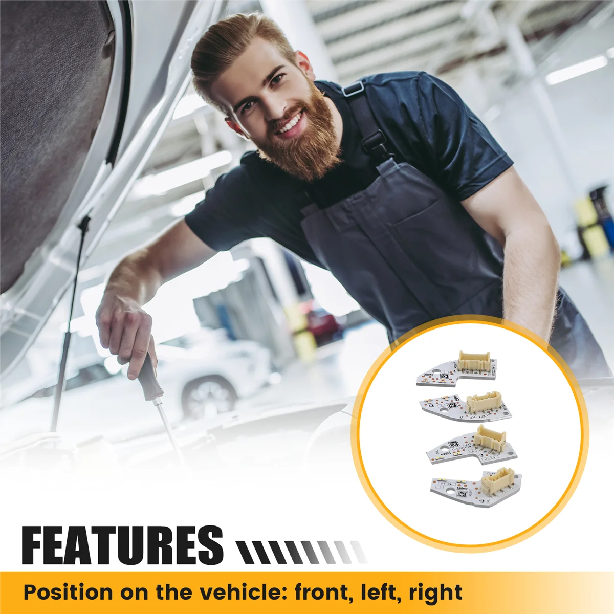 Car LED Daytime Running Light /Turn Signal DRL Boards_Y80A