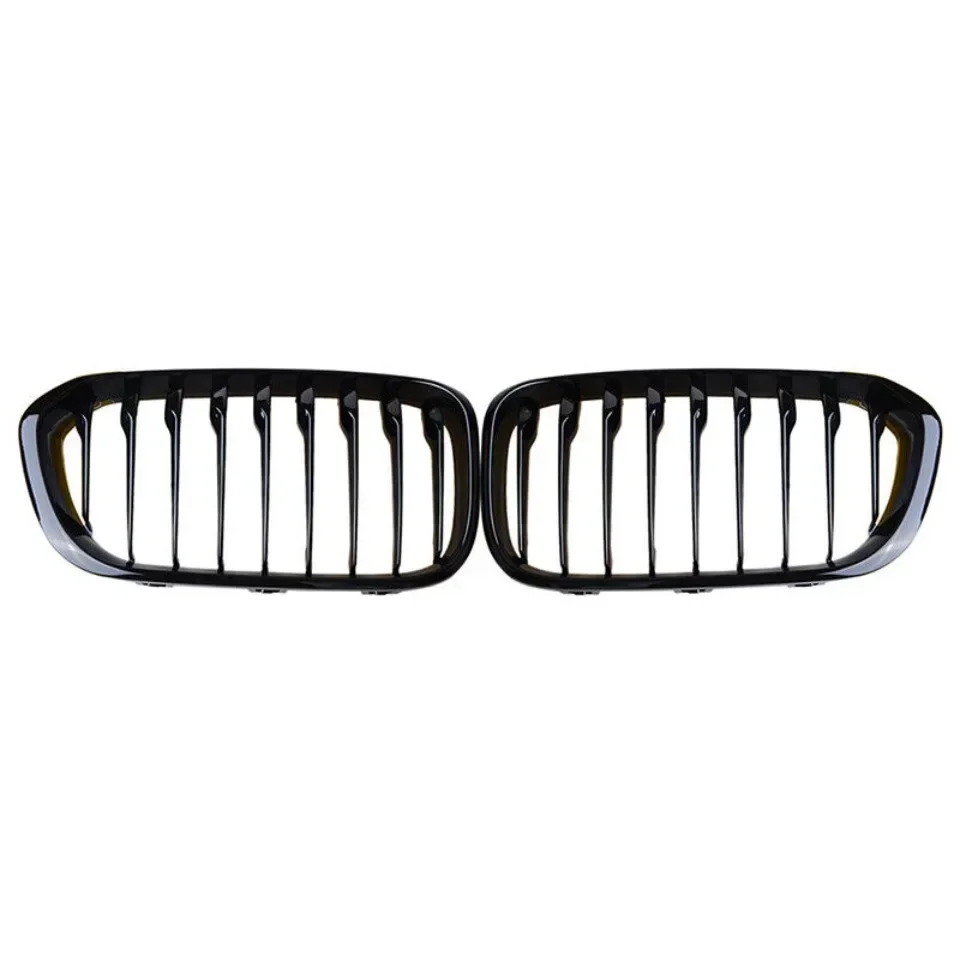 Xvip 1 Paar Front gitter für BMW 1er F20 F21 2013-2016 glänzend schwarzer Nieren grill Ersatz Racing Front stoßstangen gitter – Detail 5