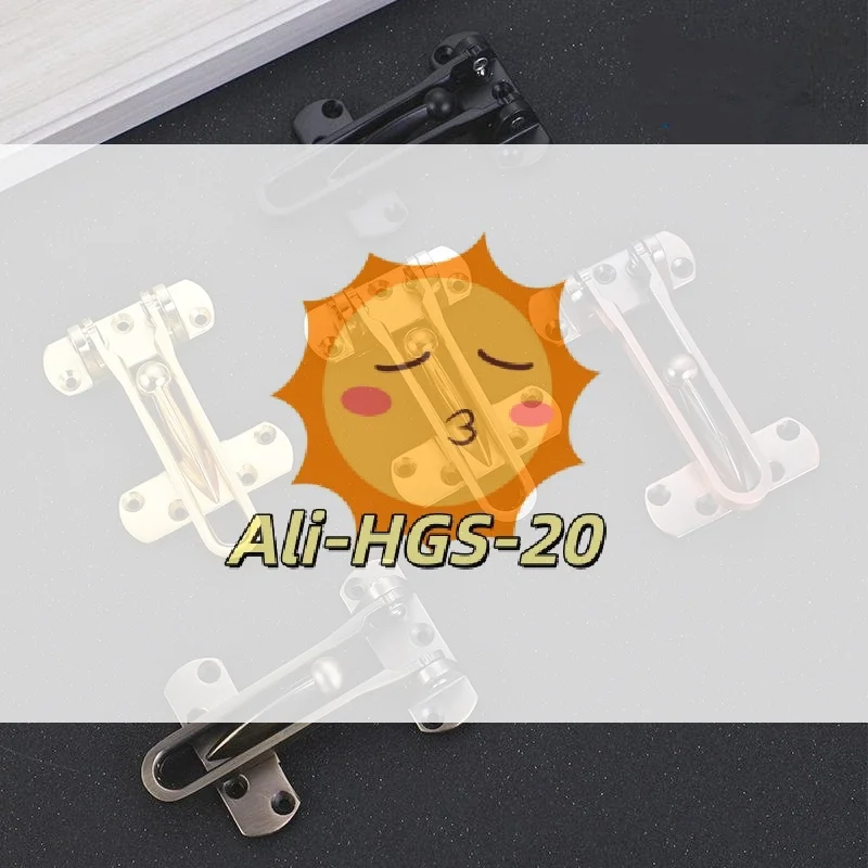 

Сверхмощный противоугонный дверной замок, утолщенный бесшумный и нержавеющий болт 3 мм для бытовых дверей и дверных рамок, конструкция из цинкового сплава