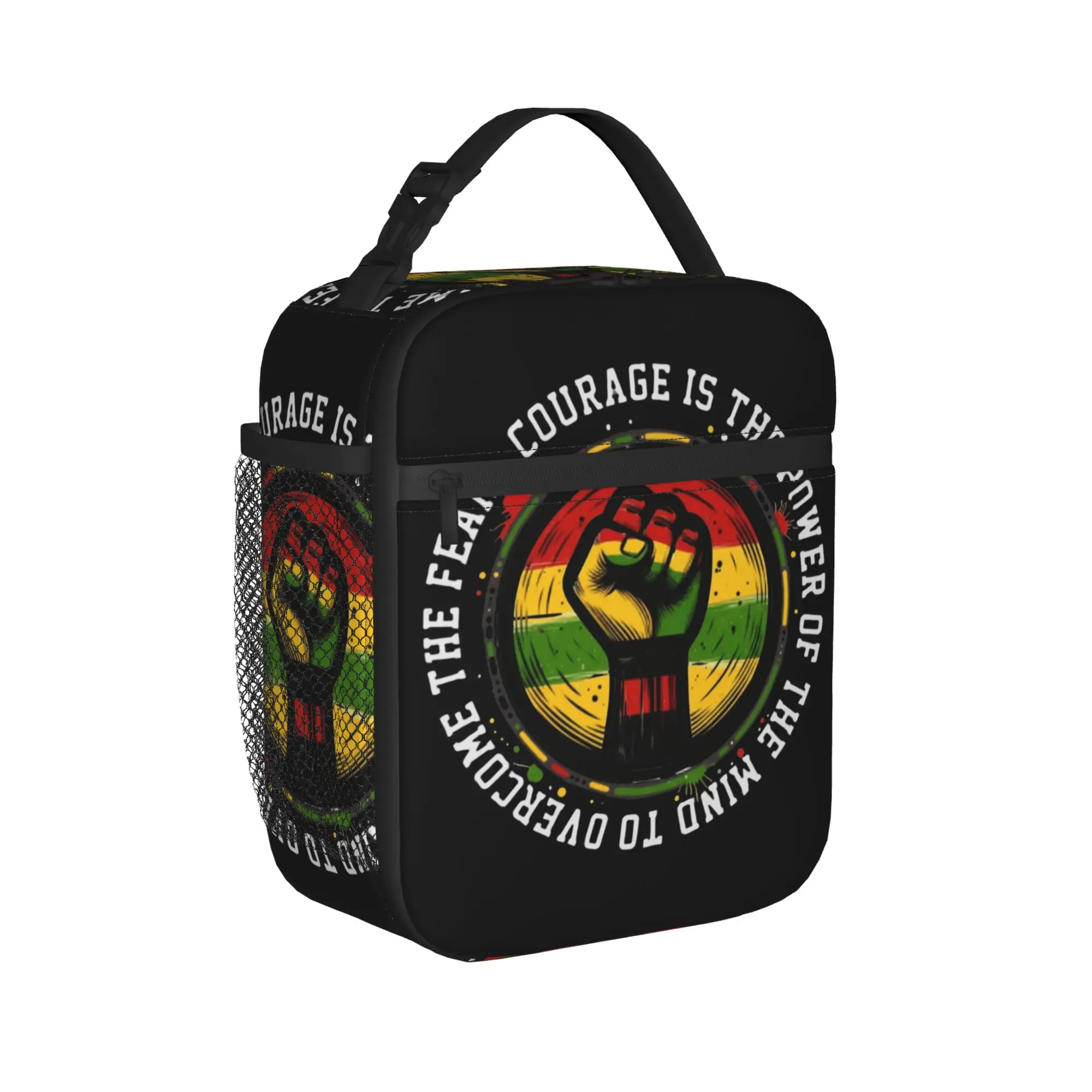 Black History Insulated Lunch Bag Thermal Bag Reusable,Lunch Container  High Capacity Lunch Box Tote Food Storage Bags Work