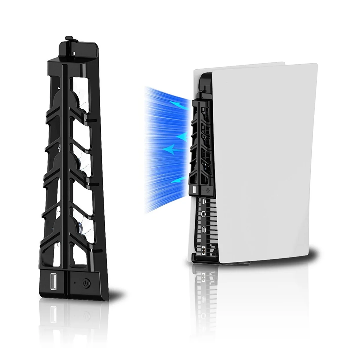 デジタルおよびディスク版用の冷却ファン,3つの高速ファンを備えたコンソール,LEDライト,5つのホスト用のUSBポート