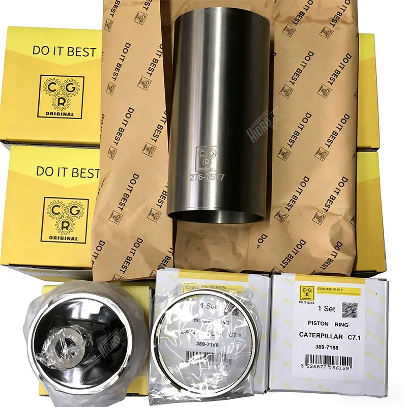 C7.1 Cylinder Liner Kit Piston with Ring Excavator Parts CGR Original New Packaging 370-7998 389-7188 276-7677