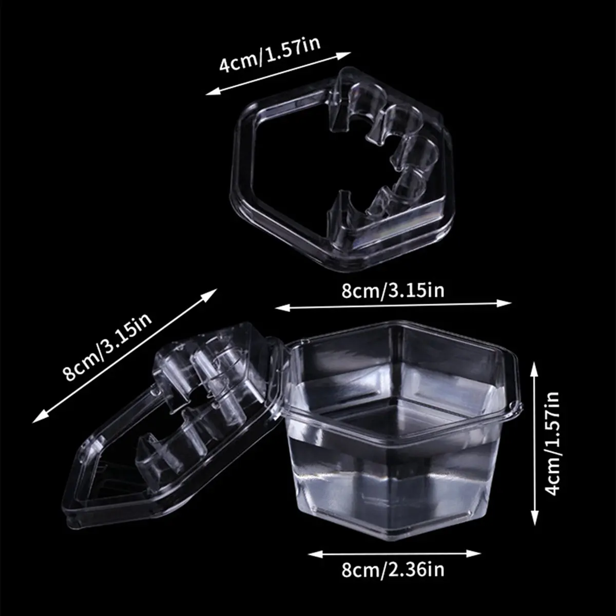 Nices New 20Pcs/Box Tattoo Ink Cup Tattoo Integrated Needle Placement Rack Tattoo Cleaning Cup Holder Double Layer Tattoo