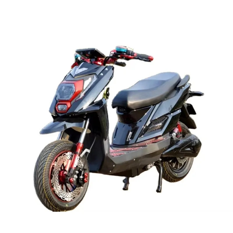 

2025 Newest Vintage Electric 1000W Motorcycles For Women Streetbike Scooter With 72V Side Bucket Bumper Cheap Price Electric Mot