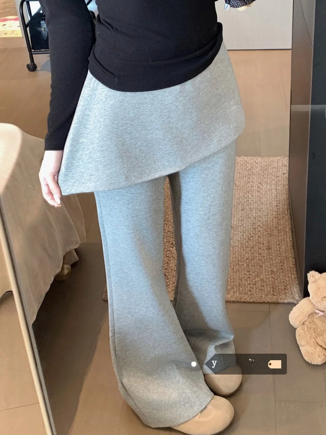 

Женские повседневные спортивные брюки-клеш с высокой талией и подкладкой, утягивающие, зимние, новинка 2025...