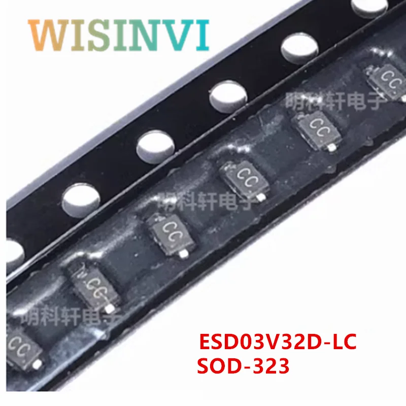 

100PCS ESD03V32D-LC CC ESD05V32D-LC AC ESD08V32D-LC BC ESD12V32D-LC DC ESD15V32D-LC EC ESD24V32D-LC HC ESD36V32D-LC KC SOD-323