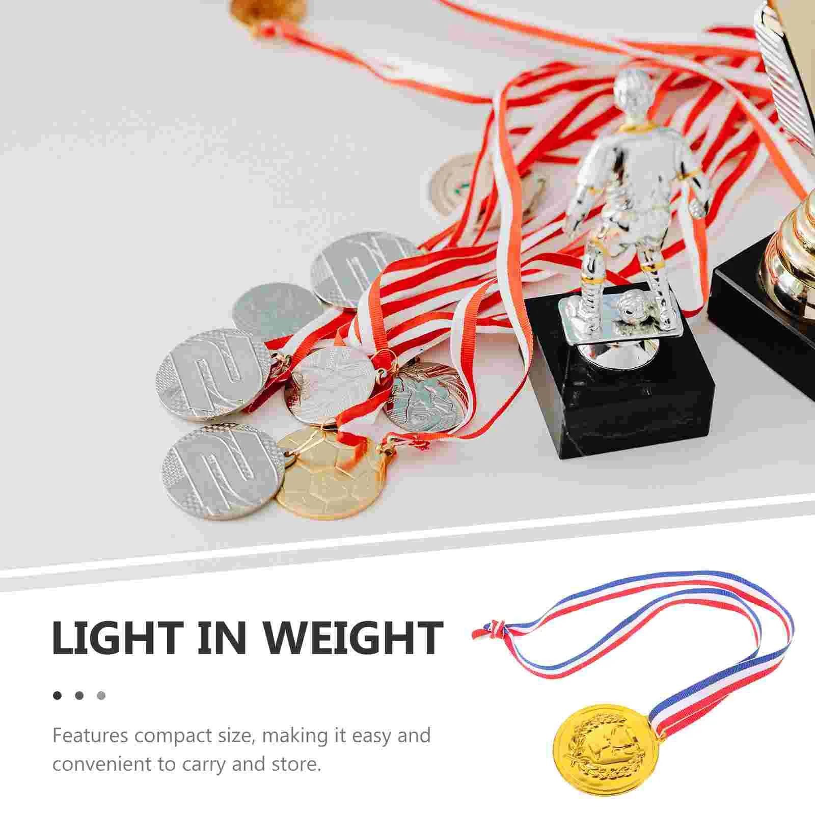 5 Pcs Children's Plastic Medal Toys Children’s Game Medals Decorate Kids Competition Artificial Reward