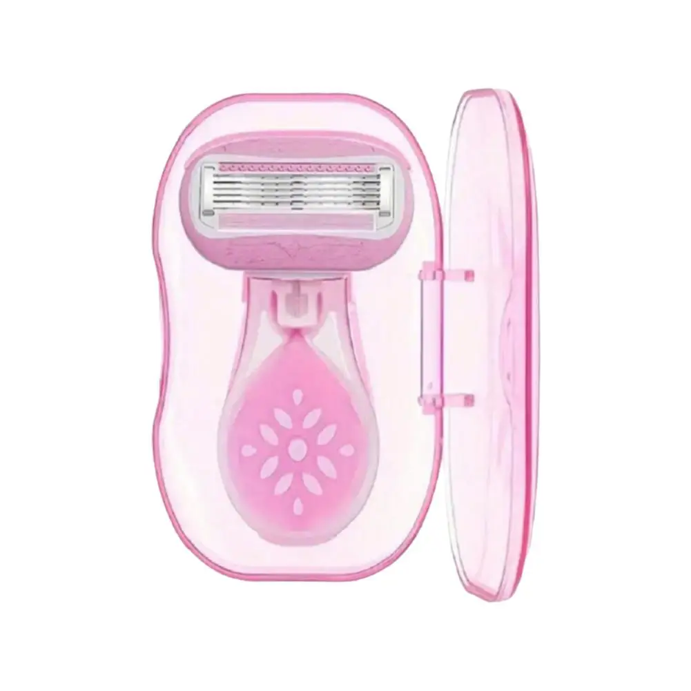 Máquina de depilación para mujer, recortadora con punta de cuchillo, lavable, para todo el cuerpo, pelo de axila y piernas sin manchas negras, P0q0