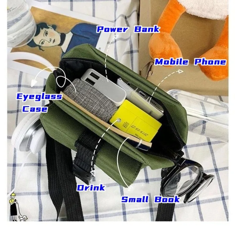 New Fashion Trend Chest Bag Mobile Phone Pack Purse Grocery Bag Waist Bag Unisex Small Shoulder Bags Casual Crossbody Chest Bag