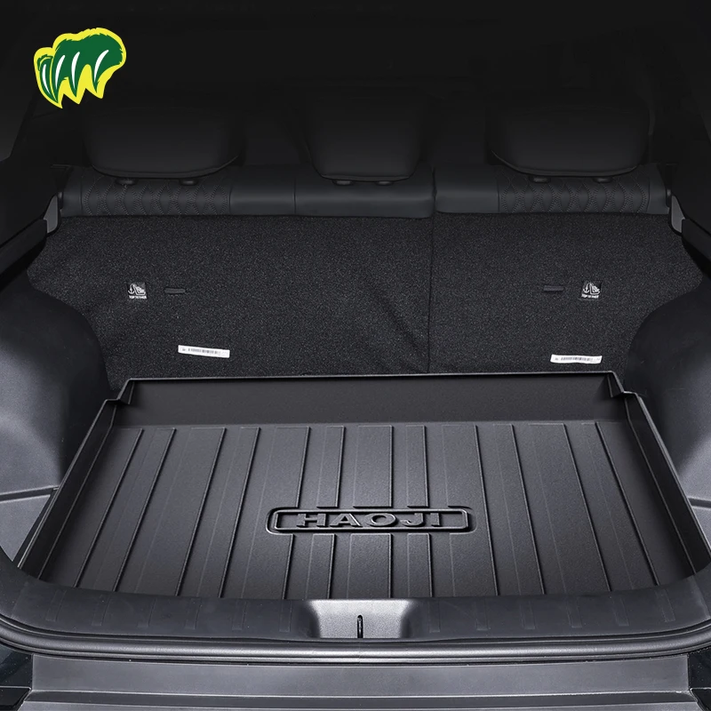 For Fengshen Haogi 2022-2024 TPE Custom Fit Car Trunk Mat All Season Black Cargo Mat 3D Shaped Laser Measured Trunk Liners