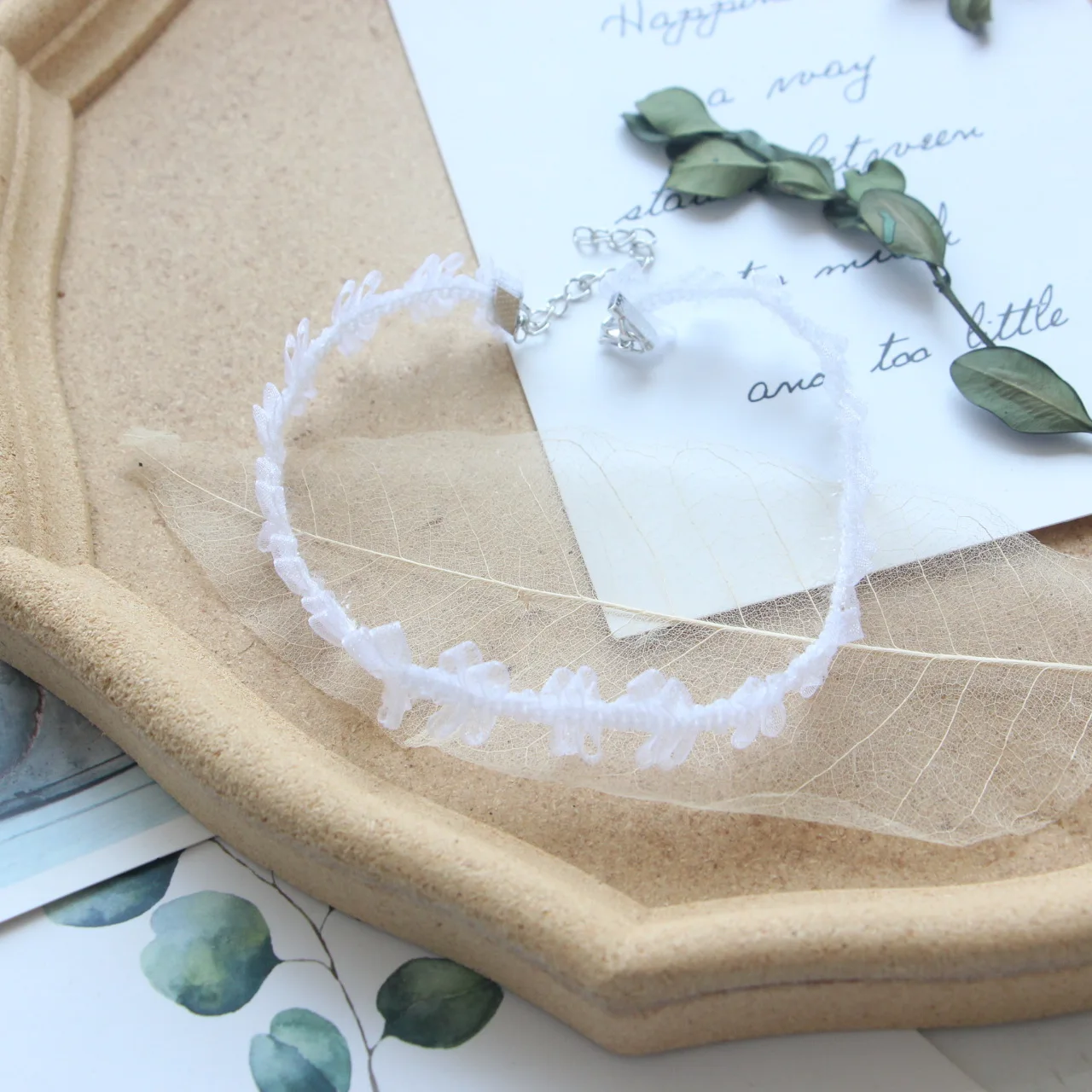 10pcs/set White Color Hollow Flower Lace Choker Necklace For Women Girls New Trendy Colar Wedding Charms Jewelry Accessoires