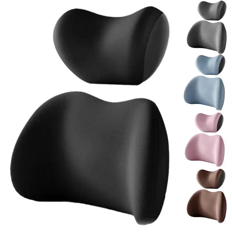 Car lumbar neck pillow cushion Office Waist Pillow Ergonomic Lumbar Support Car Waist Rest Adjustable Relieve neck back pain