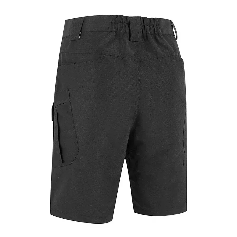 Men\'s Summer New Fashion Loose Straight Multi-Pocket Work Pants Tactical Shorts Beach Pants Stretch Five Outdoor Casual Shorts