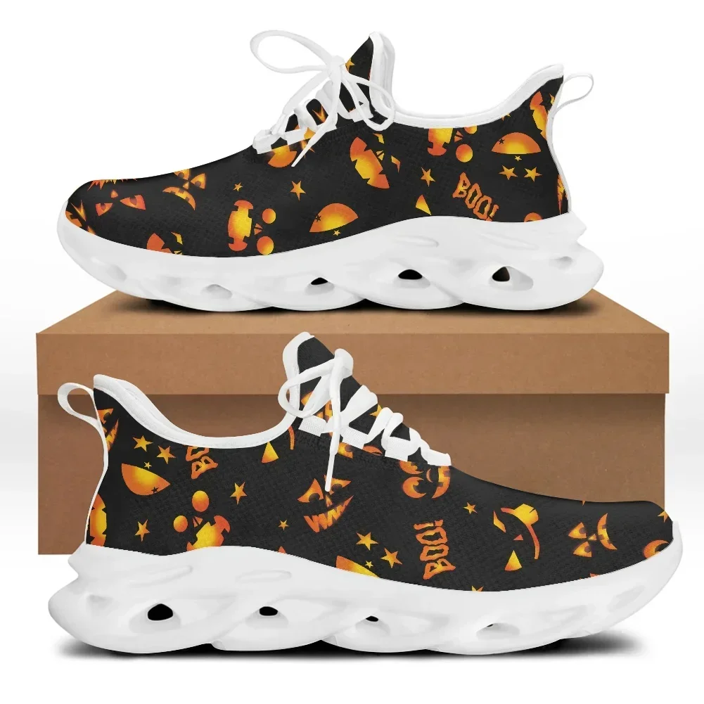 Halloween Theme Picture Design Casual Sports Shoes Teenagers Non Slip Durable Walking Shoes Teenagers Boys Fashion Shoes